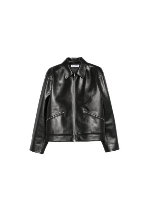 Jil Sander Jil Sander Black Jackets - Leather Jackets Men