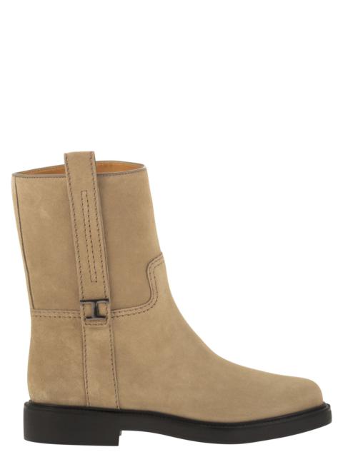 Tod's Women Suede Ankle Boot