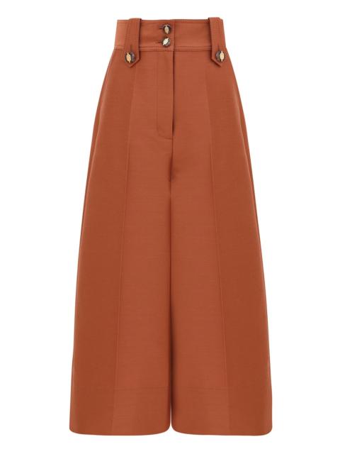 Zimmermann LUNA WOOL SILK CULOTTE