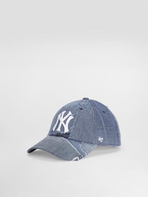 Dolce & Gabbana Dolce&Gabbana X ’47 New York Yankees Denim Patchwork Baseball Cap