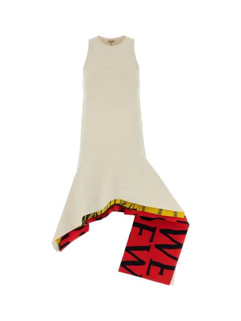 Loewe Loewe Women Ivory Stretch Viscose Blend Dress