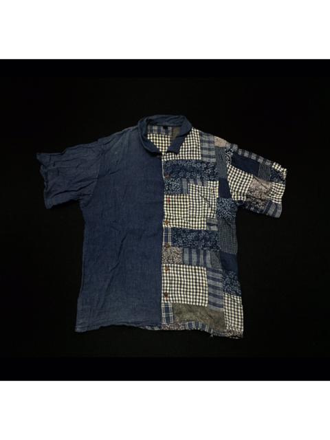 Other Designers Designer - Vintage japanese patchwork button ups