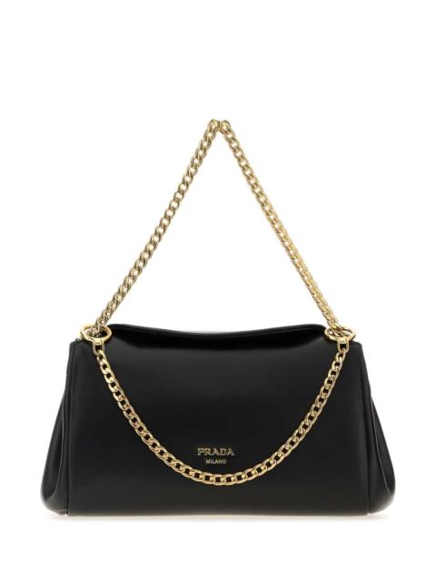 Prada Prada Women Black Nappa Leather Small Prada Tumulte Handbag