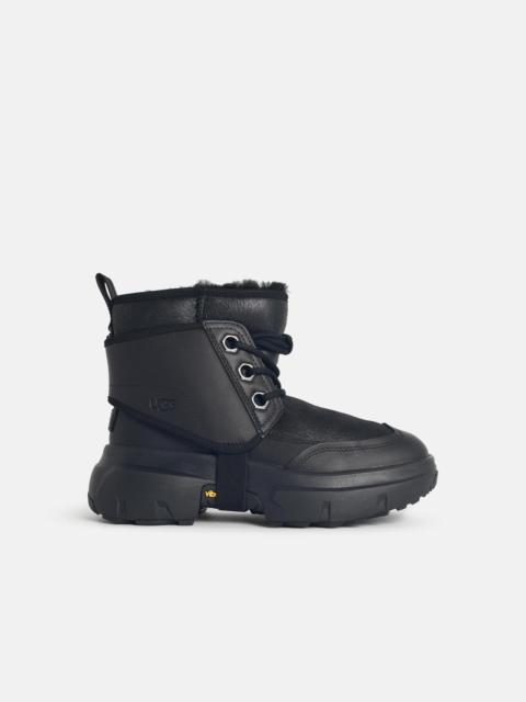 UGG 'JLD' BLACK LEATHER BOOTS