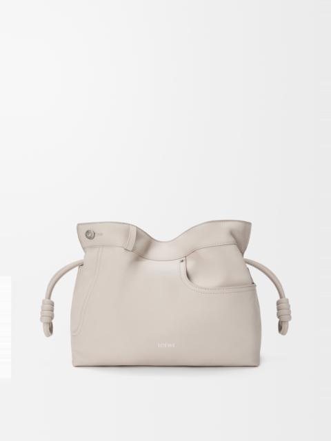 Loewe Panta medium Flamenco clutch in shiny calfskin