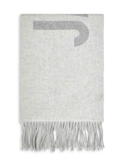 JACQUEMUS Jacquemus Women Grey The Jacquemus Scarf