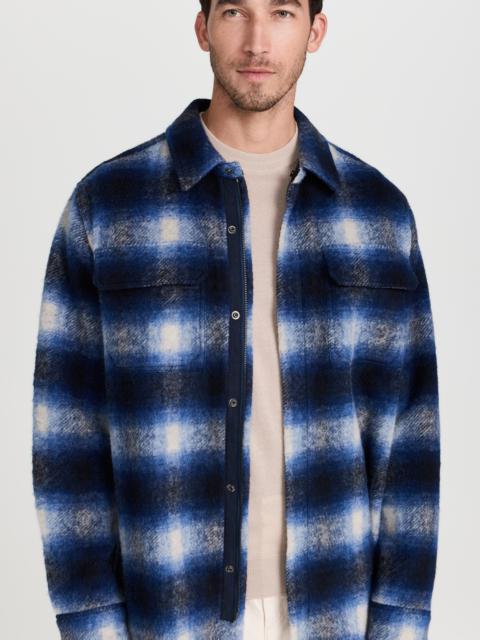 SIMKHAI Caleb Plaid Shirt Jacket