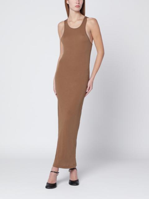 entire studios Black sleeveless cotton-blend dress