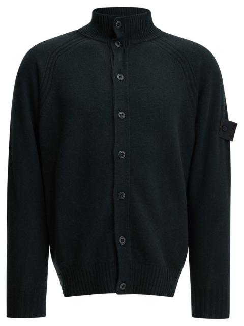 Stone Island Stone Island Cashmere Cardigan Blue Men