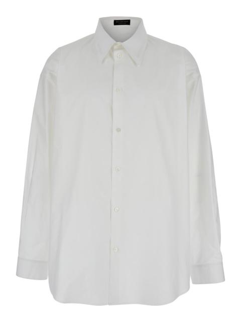 BALENCIAGA Balenciaga Men White Shirt With Pointed Collar In Cotton Man