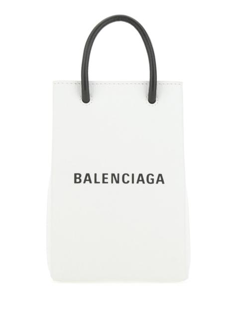 BALENCIAGA White leather handbag
