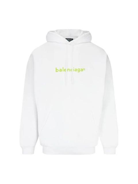 Balenciaga New Copyright Medium Fit Hoodie 'White' 570811TIV559152