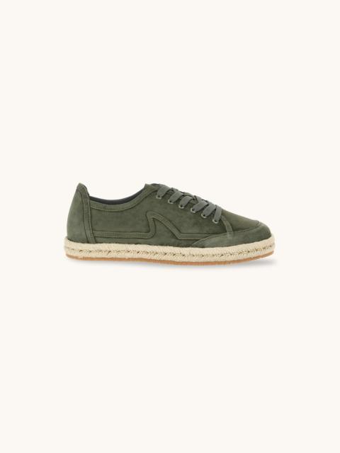 Paul & Shark SUEDE LACE-UP ESPADRILLES