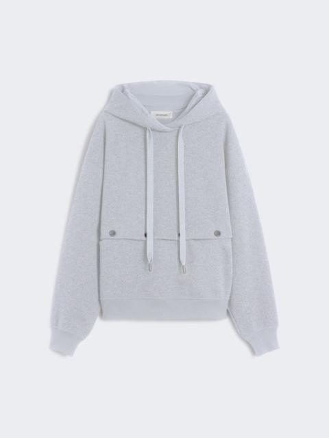 Sportmax Sweatshirt with detachable hem detail - medium grey