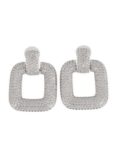 self-portrait Crystal Knocker Earrings