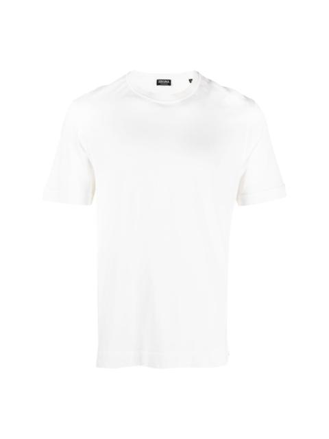 ZEGNA rear logo-patch detail T-shirt
