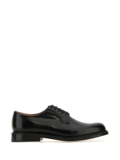 Church's Man Black Leather Lace-Up Shoes