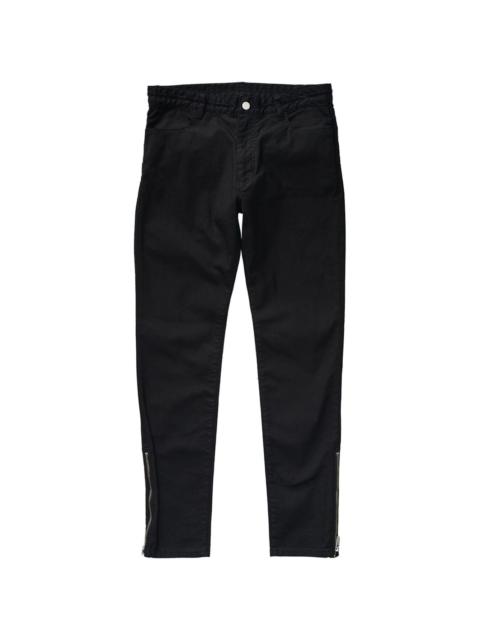 mid-rise slim-fit jeans