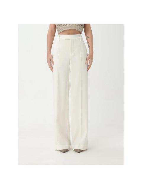 Brunello Cucinelli Brunello Cucinelli Women'S Off White Wool Trousers