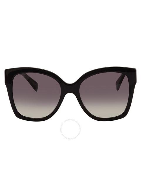 GUCCI Gucci Grey Gradient Butterfly Ladies Sunglasses GG0459S 001 54