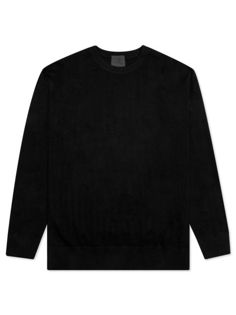 Givenchy GIVENCHY BANDANA CREWNECK SWEATER - BLACK