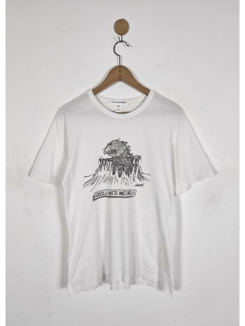 Comme Des Garçons Comme des Garcons Godzilla Meets Mozarella cheney shirt
