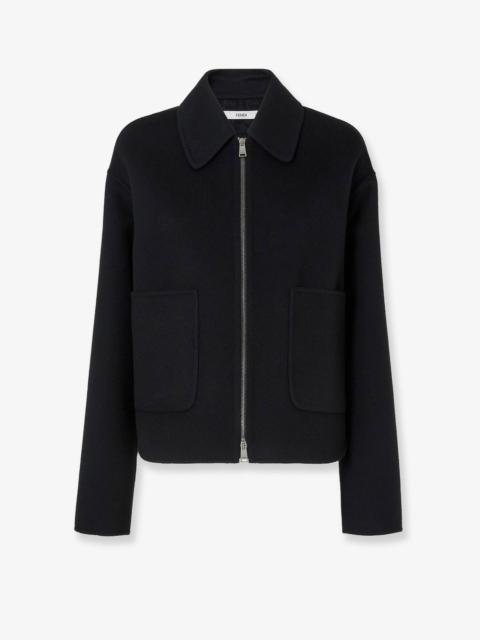 FENDI Fendi FF Zucca Double Wool Blouson Black