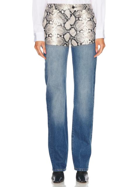 BRANDON MAXWELL The Wyatt Straight Leg Jeans