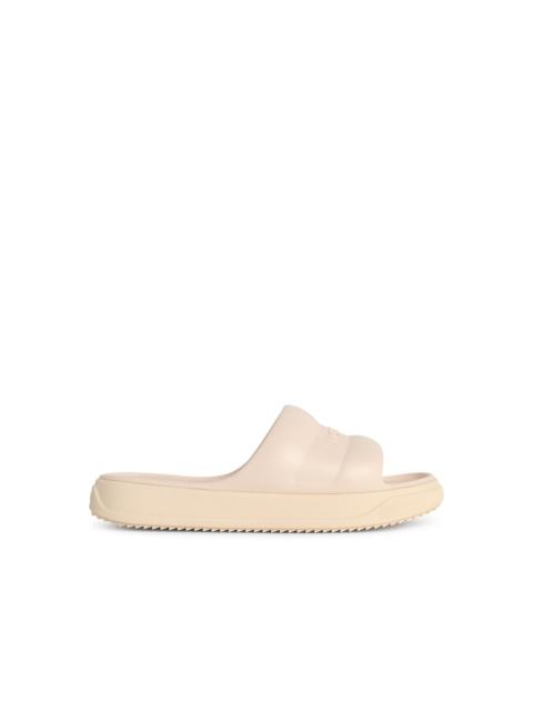 Moncler Moncler 'MONCLER Altive' Ivory White Rubber Slides