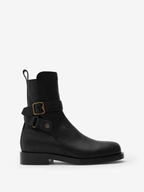 Burberry Leather Ledger Jodphur Boots​​