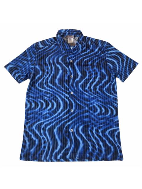 VERSACE Rare! Versace Classic Blue Flames/ Abstract /Nice Design