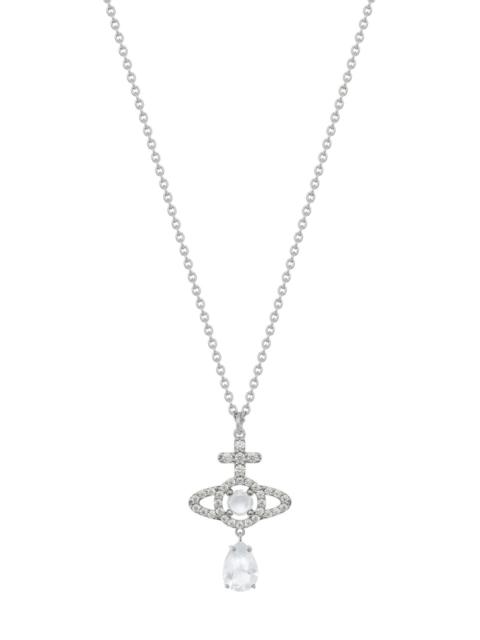 Vivienne Westwood Vivienne Westwood Olympia Pavé Drop Pendant Necklace