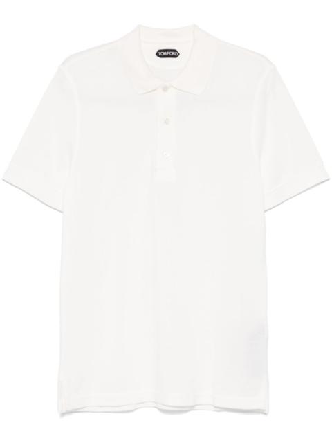 TOM FORD Tom Ford Men Lyocell Piqué Polo