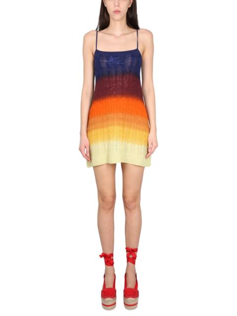 Etro Etro Women Shaded Wool Mini Dress