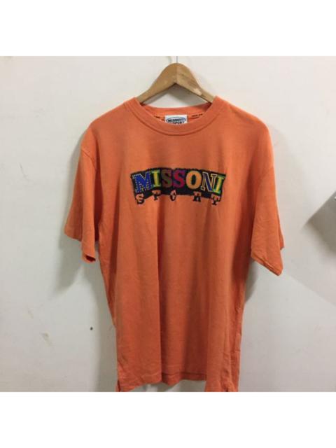 Missoni Missoni Sport Logo shirt size L large orange