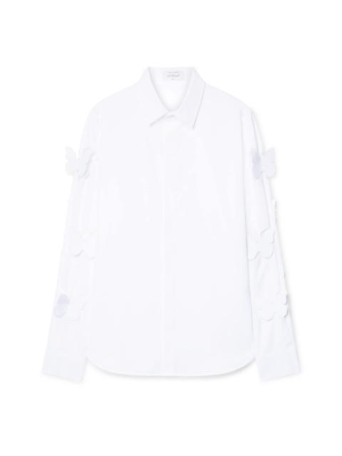 White Butterfly Popeline Shirt