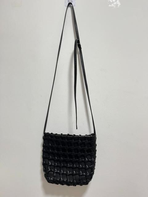 Ann Demeulemeester Ann Demeulemeester Woven Crossbody Black Bag