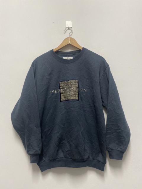 Other Designers Pierre Balmain Sweatshirt Embroidery Spellout Logo