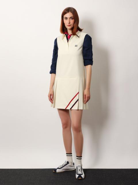 Miu Miu Miu Miu Virgin Wool And Mohair Short Dress