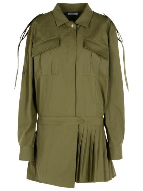 Off-White Off-white SAVANA Green Cotton Dress