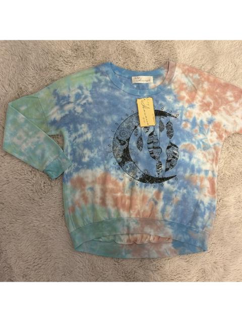 Other Designers Vintage Havana Tie Dye Lightweight Brushed Hacci Sweatshirt