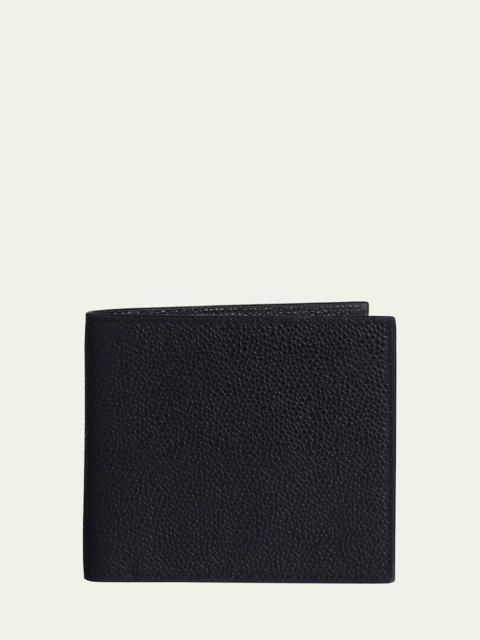 Thom Browne Men's Pebbled Leather Billfold Wallet