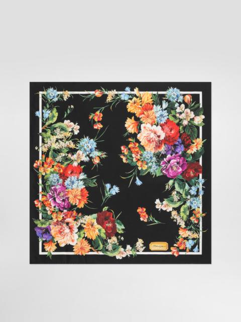 Dolce & Gabbana 70x70 silk twill foulard