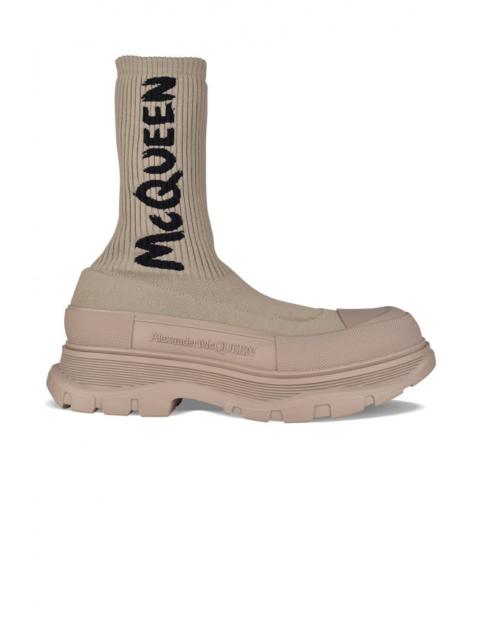 Alexander McQueen Alexander Mcqueen Men Graffiti Tread Slick Boots