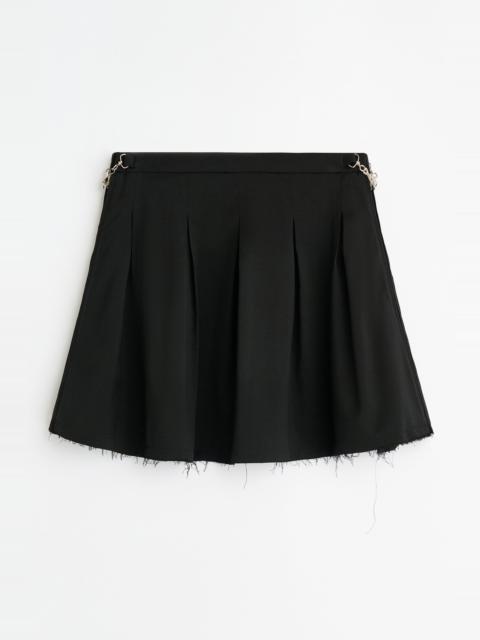 Our Legacy Object Skirt Black Worsted Wool
