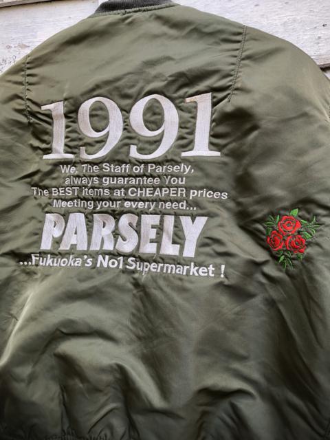 Other Designers Vintage - Vintage 1991 Alpha Industries Type MA-1 X Parsely