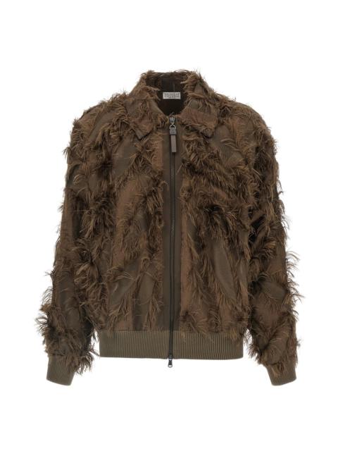 Brunello Cucinelli Brunello Cucinelli Women 'Dracaena' Fil Coupé Bomber Jacket