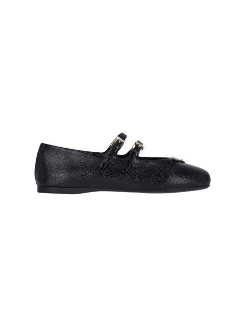 Prada Prada Women Ballet Flats With Straps