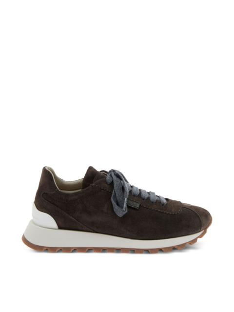 Brunello Cucinelli Suede leather sneakers