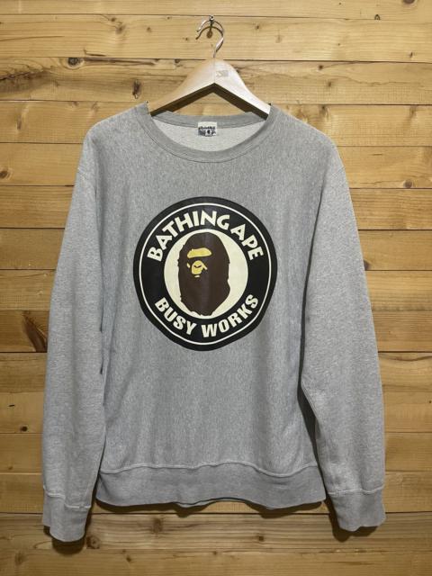A BATHING APE® Vintage bathing ape busy work sweatshirt